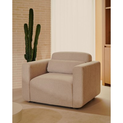 Poltrona modular Neom bege
